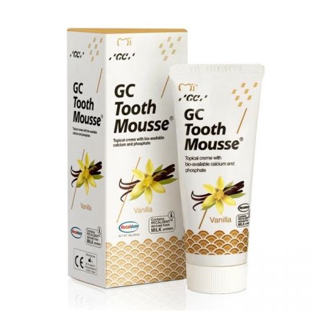 Crema topica pe baza de apa cu aroma de vanilie Tooth Mousse, 40 g, GC