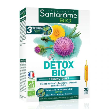 Detox Bio, 20 x 10 ml, Santarome
