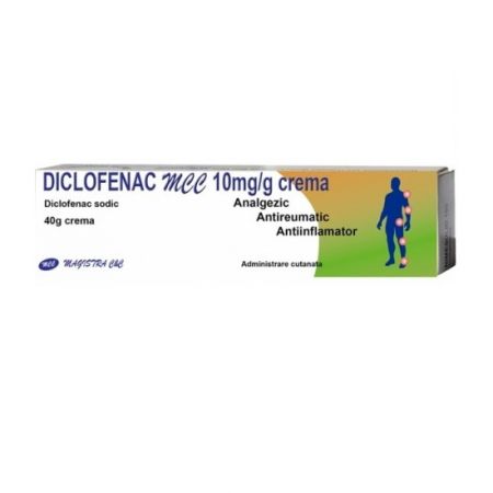 Diclofenac MCC crema 10mg/g, 40 g, Magistra