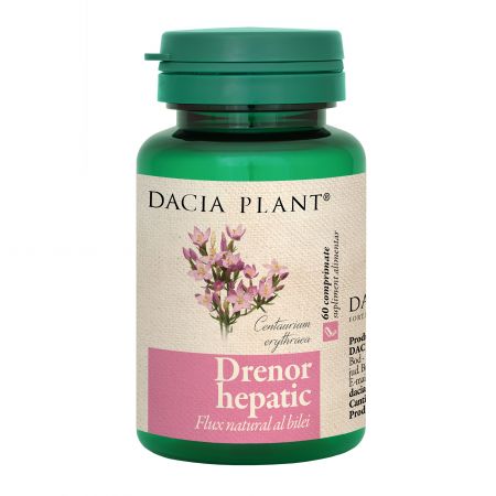 Drenor Hepatic, 60 comprimate - Dacia Plant