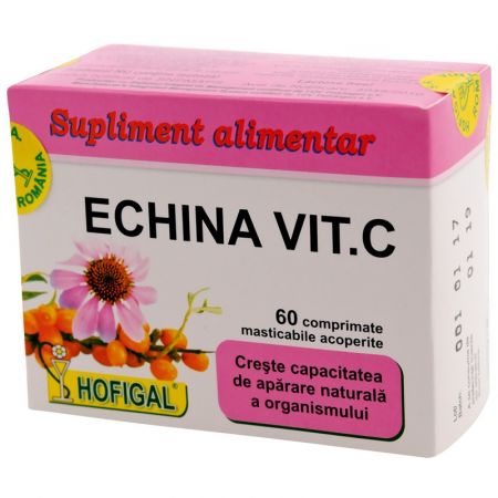 Echina Vitamina C, 60 comprimate, Hofigal