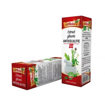 Extract gliceric anticelulitic, 50 ml, AdNatura