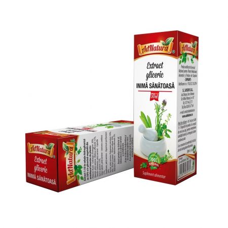Extract gliceric Inima sanatoasa, 50 ml, AdNatura