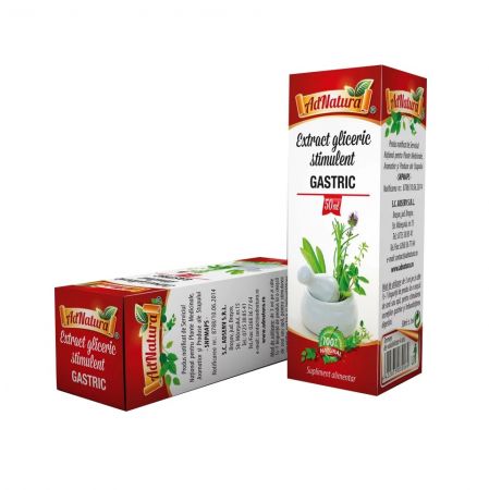 Extract gliceric stimulent gastric, 50 ml, AdNatura