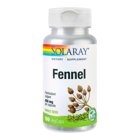 Fennel (Fenicul) 450mg Solaray, 100 capsule - Secom