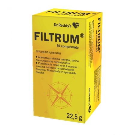 Filtrum, 50 comprimate, Avva Rus