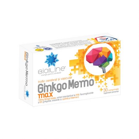 Ginkgo Memo Max, 30 comprimate - Helcor