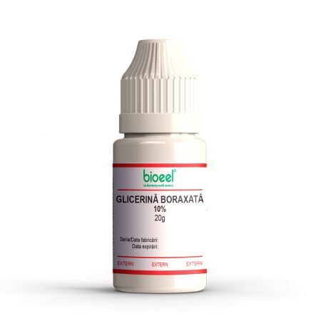 Glicerina Boraxata 10%, 20 g, Bioeel