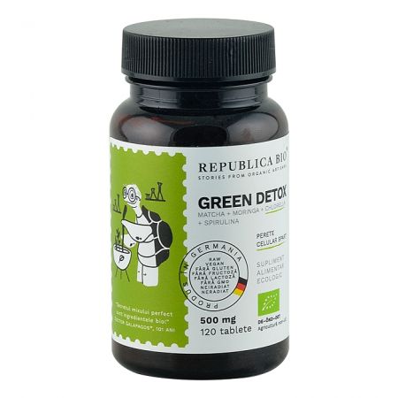 Green detox, 120 tablete, Republica Bio