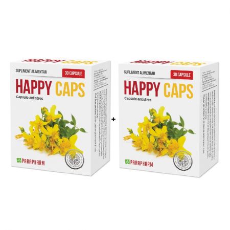 Happy Caps, 30 capsule (1+1), Parapharm