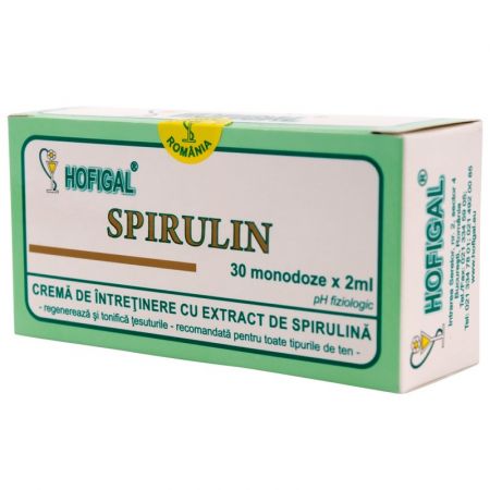 Crema Spirulin, 30 monodoze - Hofigal