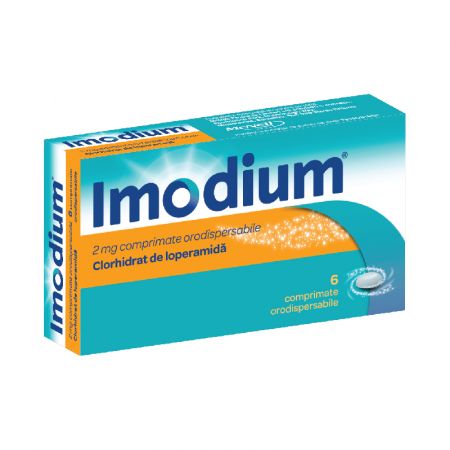 cutter Kiwi pinch Imodium, 2 mg, 6 comprimate orodispersabile, Johnson & John : Farmacia Tei  online