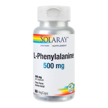 L-Phenylalanine 500mg Solaray, 60 capsule - Secom