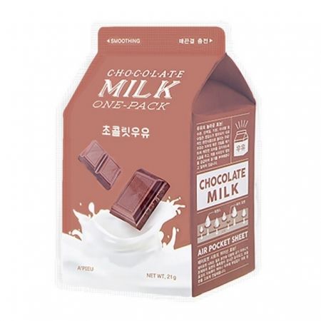 Masca faciala pentru netezirea tenului Chocolate Milk, 21 g, Apieu