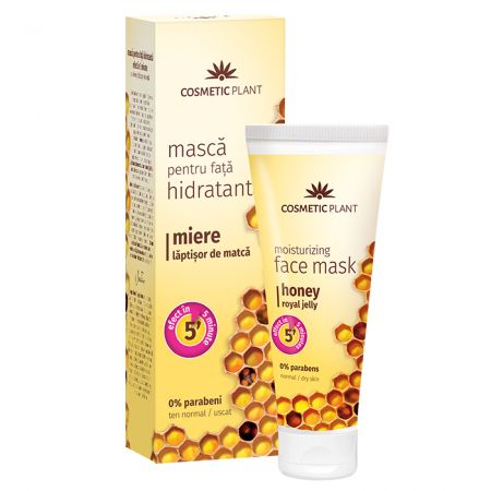 Mască hidratantă cu miere pentru față Essential, 50 ml, Cosmetic Plant