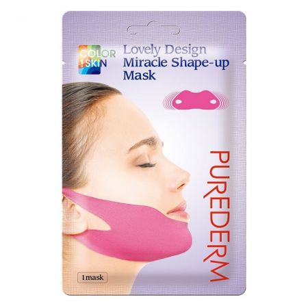 Masca hidrogel modelatoare pentru barbia dubla Miracle Shape-up, 10 g, Purederm