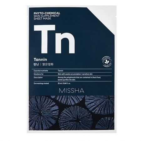 Masca pentru purificare cu Taninuri Phyto-Chemical Skin Supplement, 25 ml, Missha
