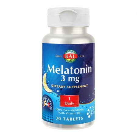 Melatonin 3 mg Kal, 30 tablete - Secom
