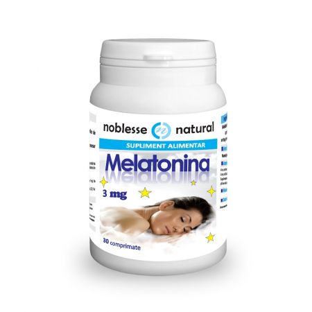Melatonina 3 mg, 30 comprimate, Noblesse