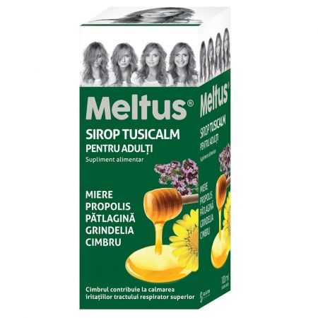 Sirop Tusicalm pentru adulti Meltus , 100 ml, Solacium Pharma
