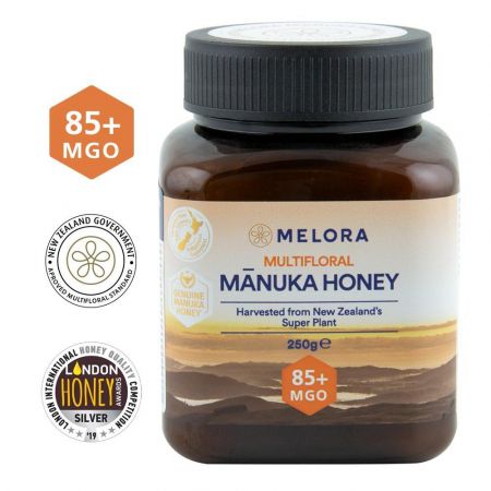 Miere de Manuka poliflora MELORA, MGO 85+ Noua Zeelanda, 250 g, Republica Bio
