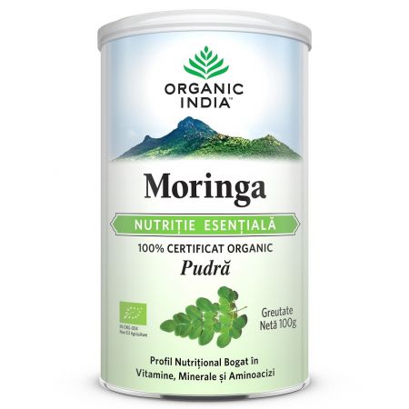 Moringa pulbere Bio, 100g, Organic India