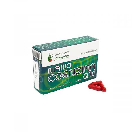 Nano Coenzima Q10 150mg, 30 capsule, Remedia