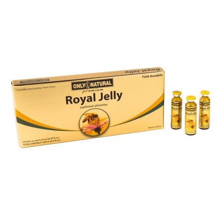 Royal Jelly 300mg, 10 fiole - Only Natural