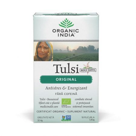 Tulsi Original Ceai Bio, 18 plicuri, Organic India