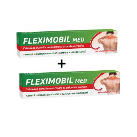 Pachet Fleximobil MED gel emulsionat (2 la pret de 1), 100 g, Fiterman Pharma