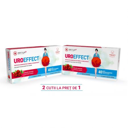 Pachet UroEffect, 10 + 10 capsule (2 la pret de 1) - Good Days Therapy