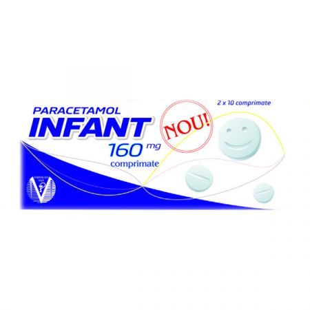 Paracetamol Infant, 160 mg, 20 comprimate, Farmacist Man