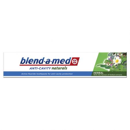 Pasta de dinti Anti-Cavity Naturals Herbal Blend-a-med, 50 ml, P&G