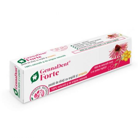 Pasta de dinti GennaDent Forte, 50 ml - Vivanatura