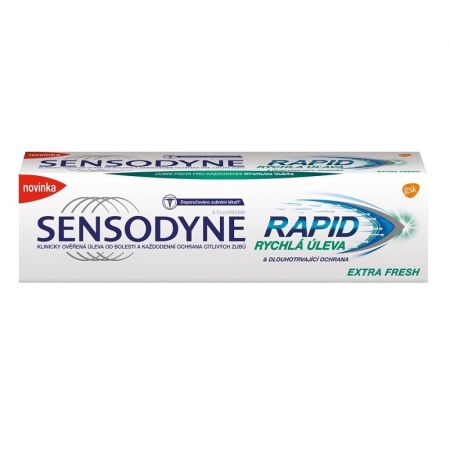 Pasta de dinti Rapid Extra Fresh Sensodyne, 75 ml, Gsk