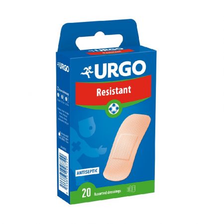 Plasturi pentru protectia ranilor minore UrgoRezistent, 20 bucati, Urgo