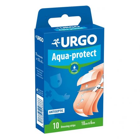 Plasturi banda Aqua-protect, 10 bucati, Urgo