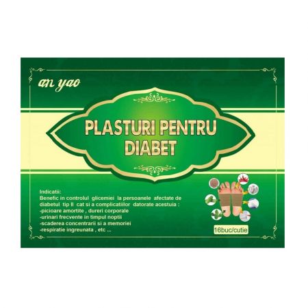 Plasturi pentru diabet, 7 x 10 cm x 16 bucati, Naturalia Diet