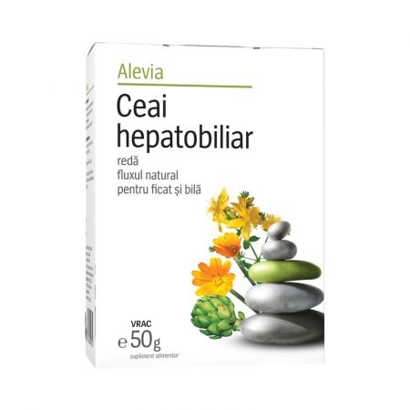 Ceai medicinal hepatobiliar, 50 g - Alevia