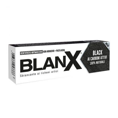 Pasta de dinti pentru albire cu carbune activ natural Blanx Black, 75 ml, Coswell