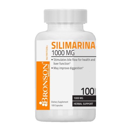 Silimarina 1000 mg, 100 capsule, Bronson Laboratories