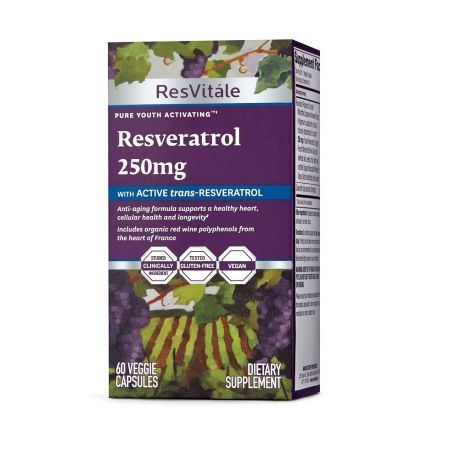 Resveratrol 250 mg, 446702, 60 capsule vegetale, ResVitale