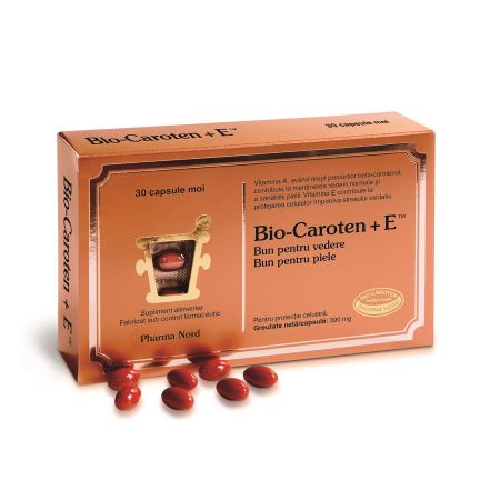 Bio-Caroten + E, 30 capsule, Pharma Nord