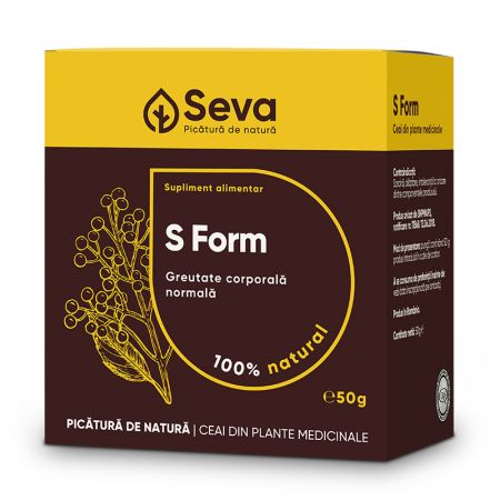 Ceai din plante medicinale S Form,, 50 g, Seva