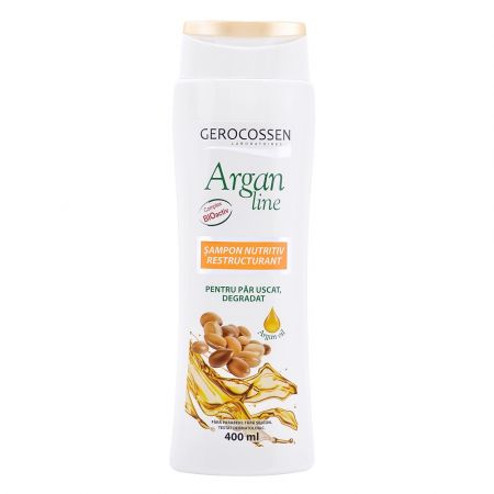 Sampon nutritiv restructurant cu ulei de cocos si avocado Argan Line, 400 ml - Gerocossen
