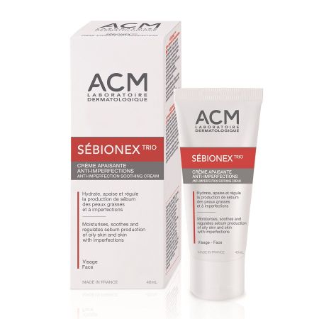 Crema calmanta anti-imperfectiuni Sebionex Trio, 40 ml, Acm