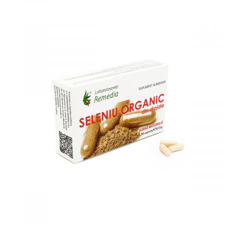 Seleniu Organic din drojdie, 30 capsule - Remedia