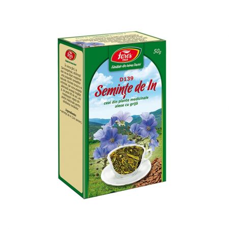 Ceai seminte In, D139, 50 g, Fares