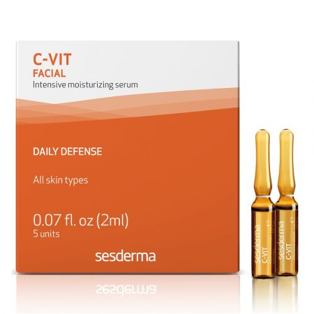 Serum intensiv pentru toate tipurile de piele C-Vit, 5 fiole x 2 ml, Sesderma