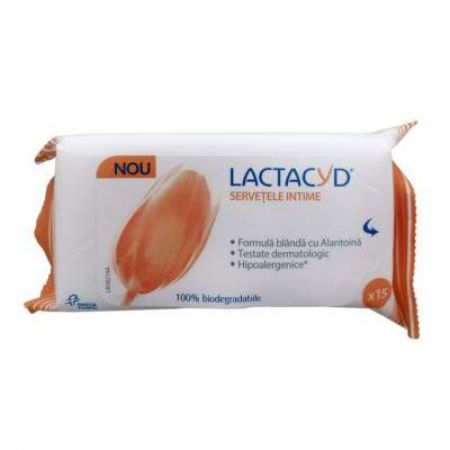 Servetele intime Lactacyd, 15 bucati - Perrigo
